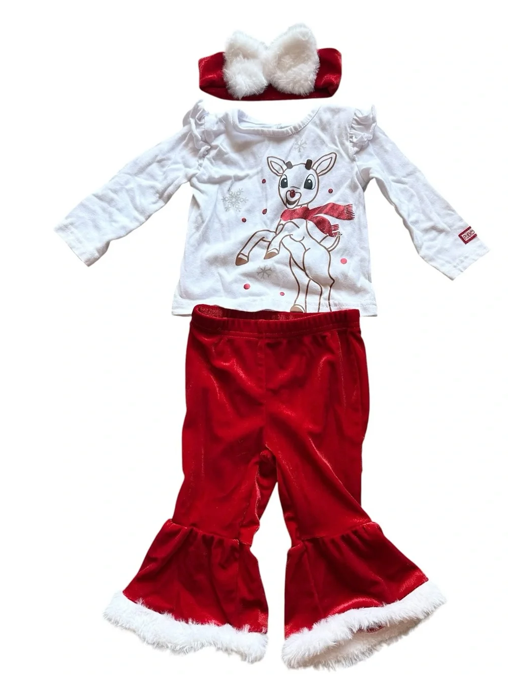 Mixed brands 9 piece 4-6 month baby girl Christmas/ winter outfit lot